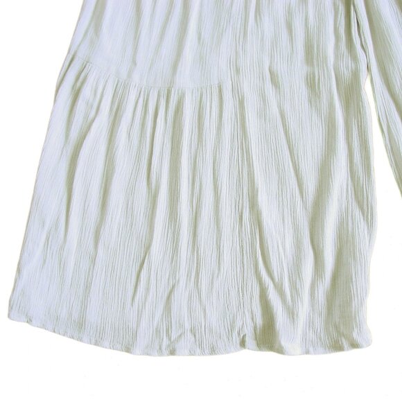 FINAL TOUCH Tiered Wide Leg Swingy Boho Palazzo Pants Women's L - Made in USA - Picture 6 of 8